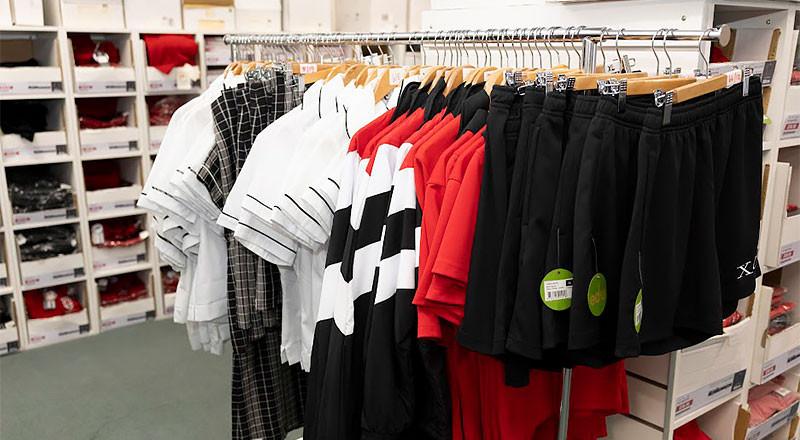 Bishop Manning Support Fund for Catholic Schools Parramatta Diocese. This is a photo of the Xavier Llandilo Uniform shop.