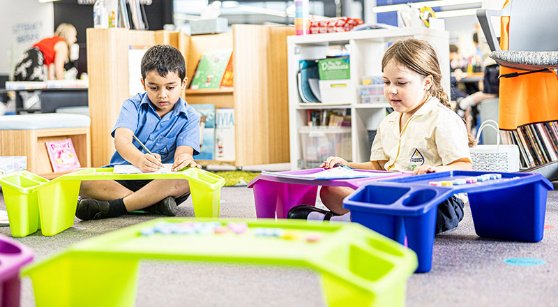 Flexible learning space at St Josephs Catholic Primary Kingwood