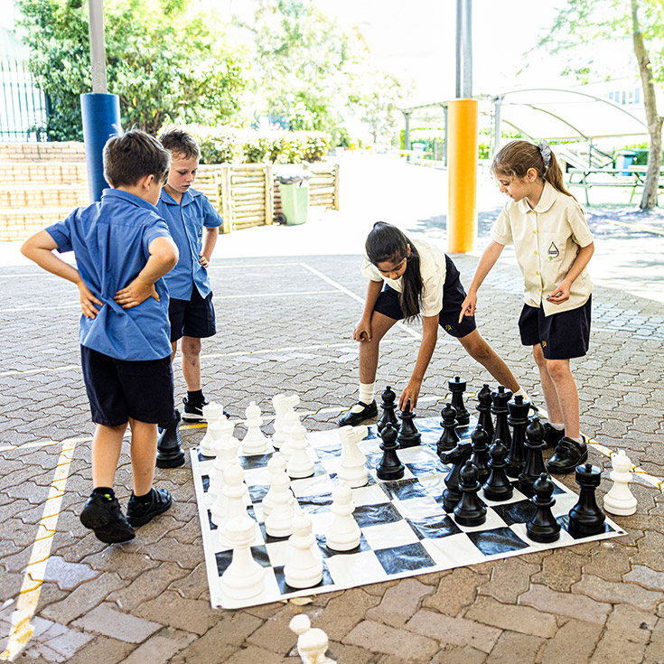 Chess club at St Josephs Catholic Primary Kingwood